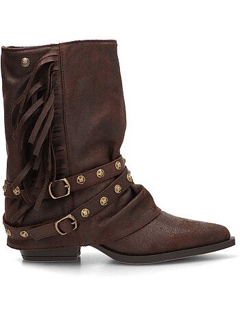 Botin campero mujer tacón medio - isteria