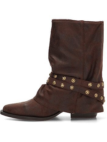 Botin campero mujer tacón medio - isteria
