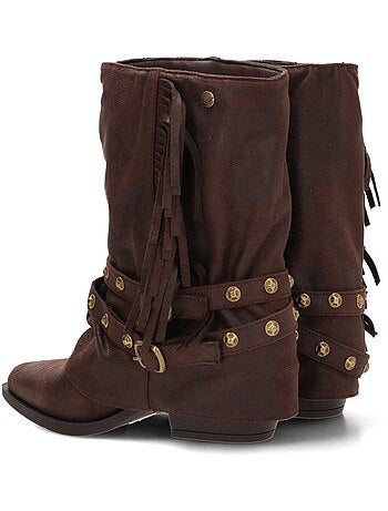 Botin campero mujer tacón medio - isteria