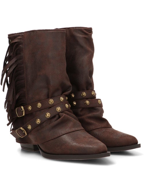 Botin campero mujer tacón medio - isteria - Kiabi Botin campero mujer tacón medio - isteria - Kiabi