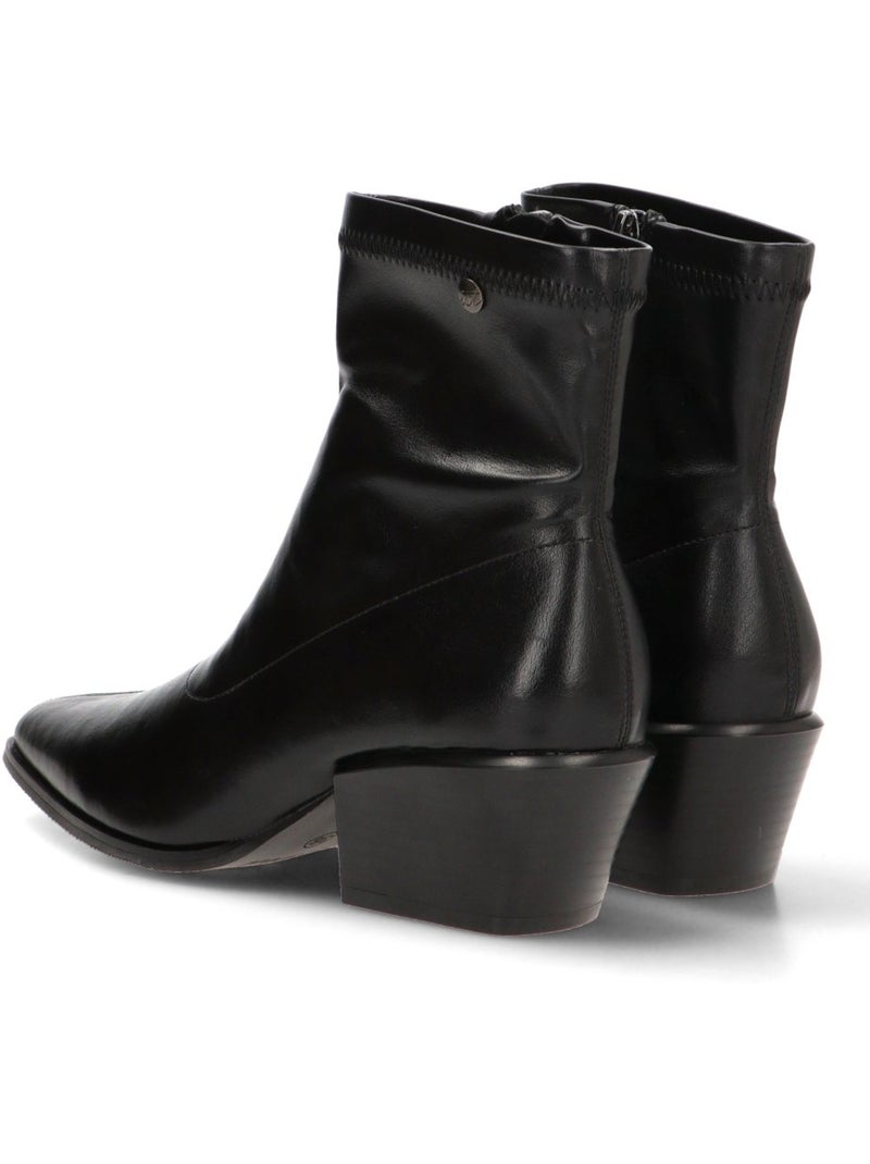 Botin campero mujer tacón medio - isteria Negro - Kiabi