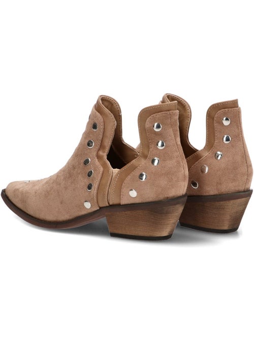 Botin campero mujer tacón medio - luna collection - Kiabi Botin campero mujer tacón medio - luna collection - Kiabi