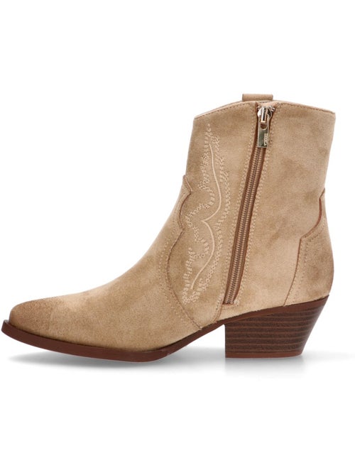 Botin campero mujer tacón medio - luna collection - Kiabi Botin campero mujer tacón medio - luna collection - Kiabi