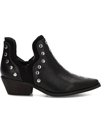 Botin campero mujer tacón medio - luna collection