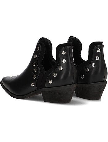 Botin campero mujer tacón medio - luna collection
