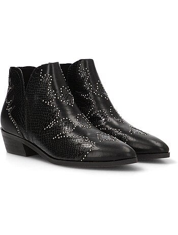Botin Campero Mujer Tacón Medio - Luna Trend
