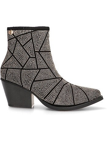 Botin Campero Mujer Tacón Medio - Modelo 144670