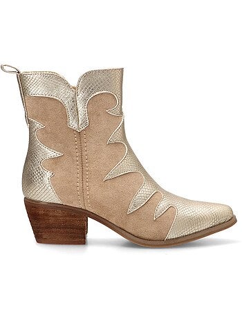 Botin Campero Mujer Tacón Medio - Traviata