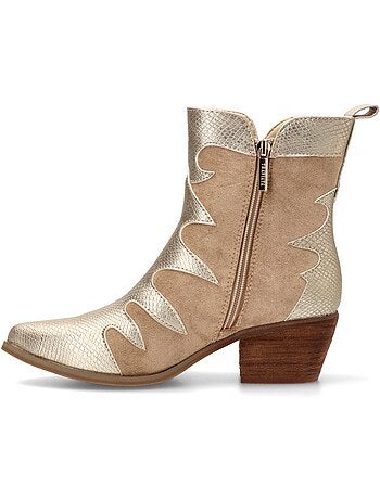 Botin Campero Mujer Tacón Medio - Traviata