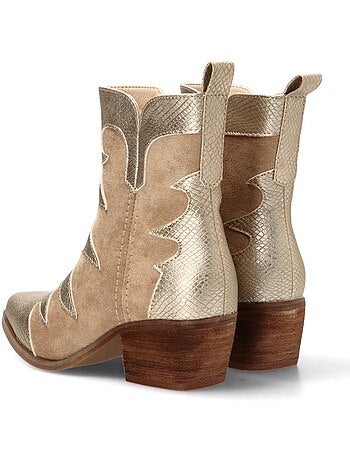 Botin Campero Mujer Tacón Medio - Traviata