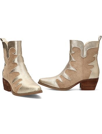 Botin Campero Mujer Tacón Medio - Traviata