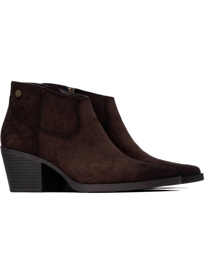 Botin campero mujer tacón medio - xti Marrón - Kiabi