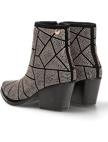 Botin Campero Mujer Tacón Medio - Xti