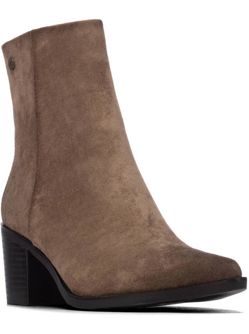 Botin campero mujer tacón medio - xti Taupe - Kiabi
