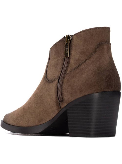 Botin campero mujer tacón medio - xti - Kiabi