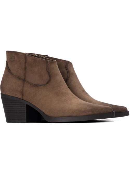 Botin campero mujer tacón medio - xti - Kiabi