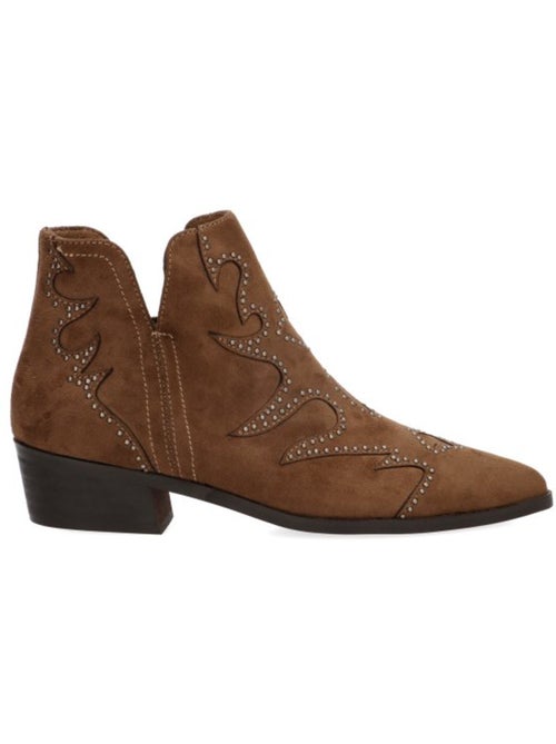 Botin campero mujer tacón medio - yulia - Kiabi Botin campero mujer tacón medio - yulia - Kiabi