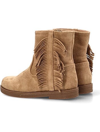 Botin campero niña suela plana - etika