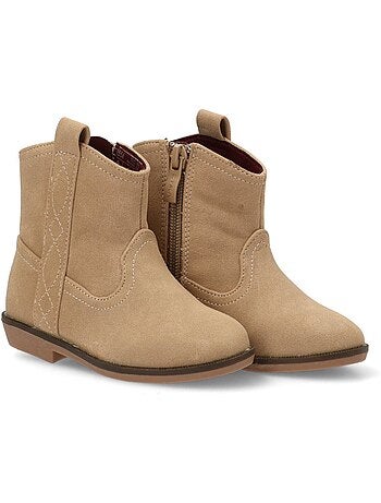 Botin Campero Niña Suela Plana - Etika