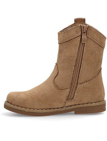 Botin Campero Niña Suela Plana - Etika