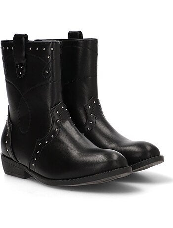 Botin Campero Niña Tacón Medio - Etika