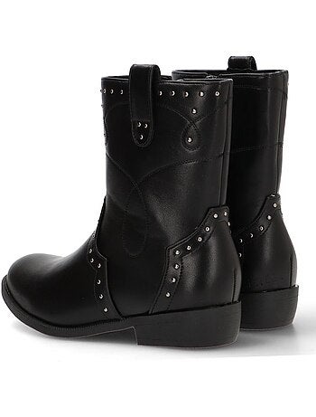 Botin Campero Niña Tacón Medio - Etika