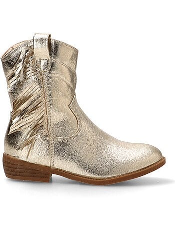 Botin Campero Niña Tacón Medio - Luna Collection