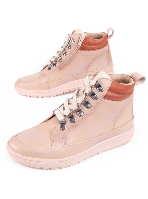 Botin Casual Cuero Purapiel - Kiabi