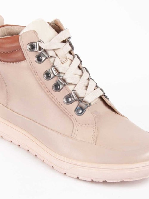 Botin Casual Cuero Purapiel - Kiabi