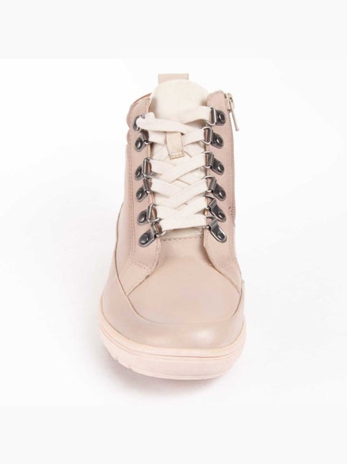 Botin Casual Cuero Purapiel - Kiabi