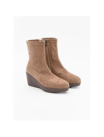 Botin casual cuero purapiel