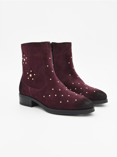 Botin Casual Cuero Purapiel - Kiabi