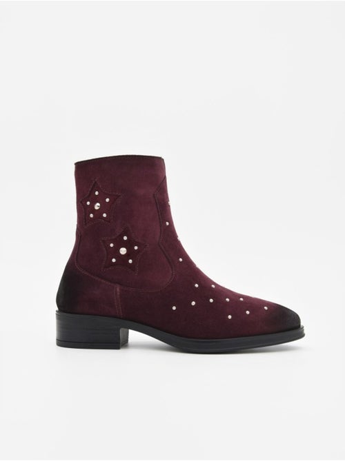 Botin Casual Cuero Purapiel - Kiabi