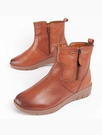 Botin Casual Cuero Purapiel