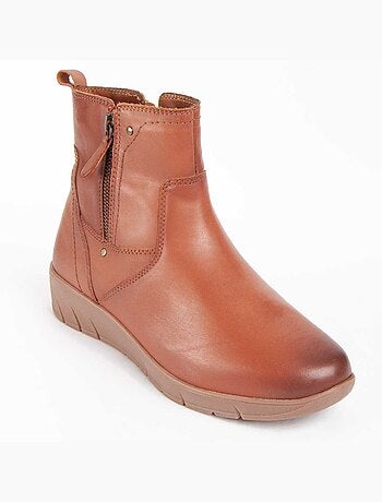 Botin Casual Cuero Purapiel
