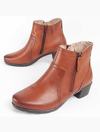 Botin Casual Cuero Purapiel
