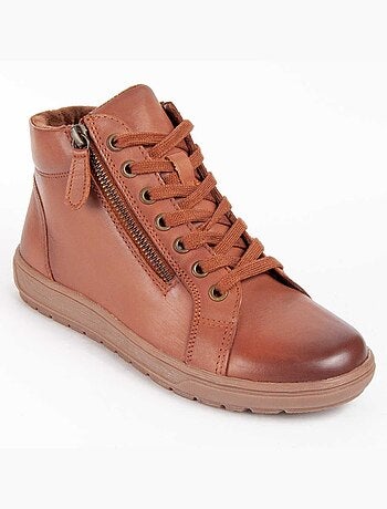 Botin Casual Cuero Purapiel