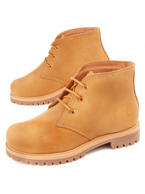 Botin Casual Cuero Purapiel - Kiabi