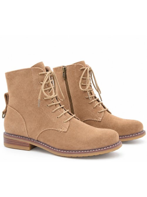 Botin casual cuero purapiel - Kiabi Botin casual cuero purapiel - Kiabi