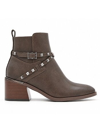 Botin casual cuero purapiel