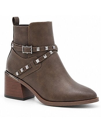 Botin casual cuero purapiel