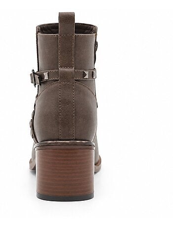 Botin casual cuero purapiel