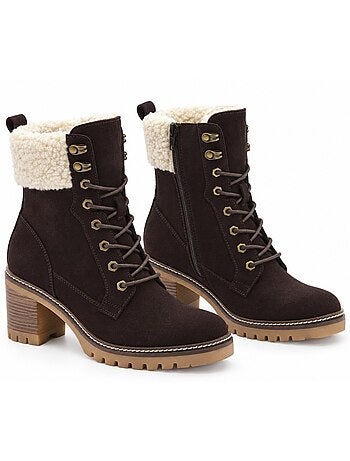 Botin casual cuero purapiel