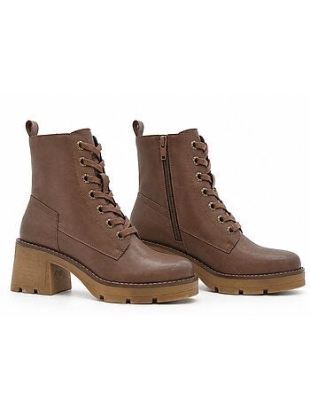 Botin casual cuero purapiel