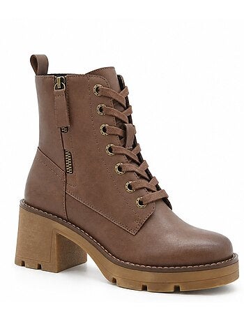 Botin casual cuero purapiel