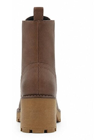 Botin casual cuero purapiel
