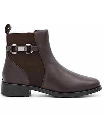 Botin casual cuero purapiel