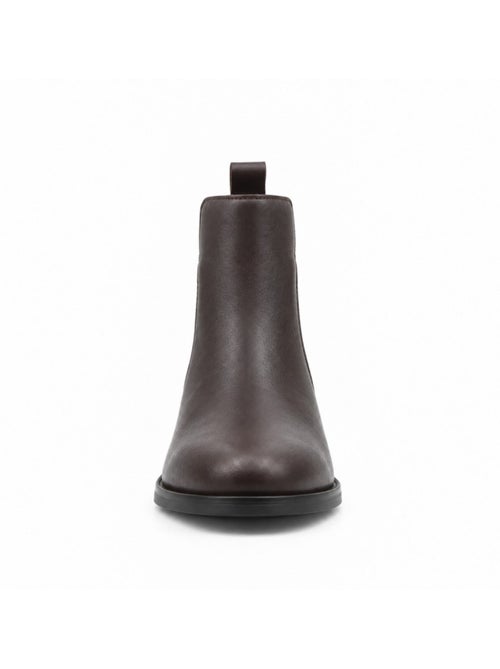 Botin casual cuero purapiel - Kiabi