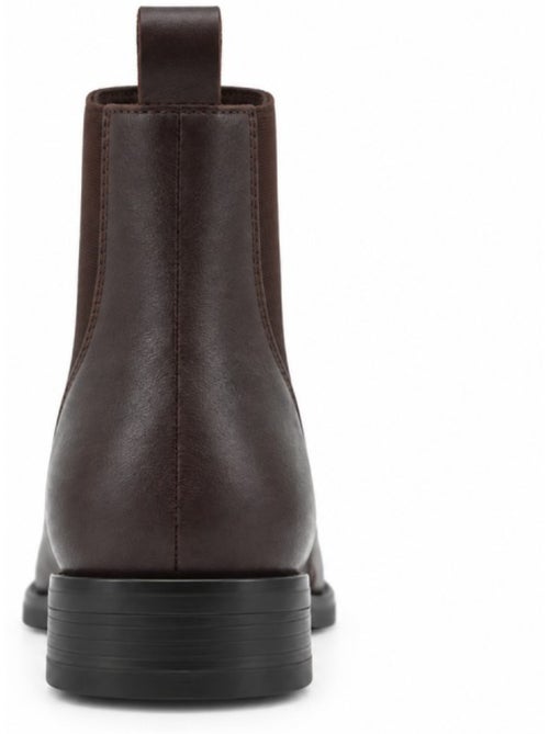 Botin casual cuero purapiel - Kiabi