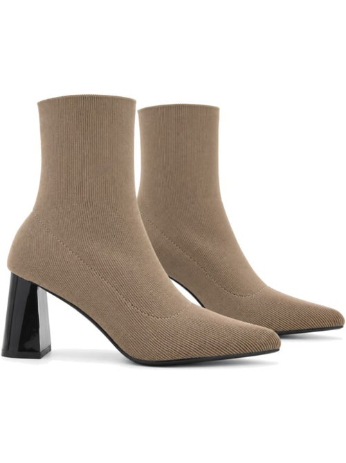 Botin casual cuero purapiel - Kiabi